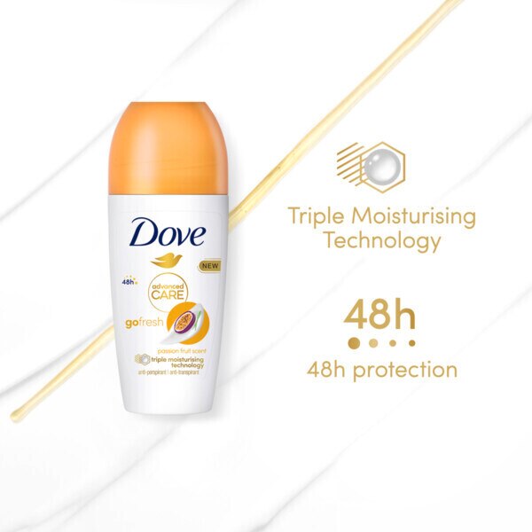 Dove Adv Antiperspirant Deodorant Roll on Passion fruit 50ml