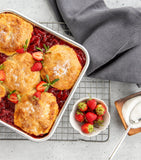 Nordic Ware Aluminium Naturals square cake tin 24.5cm, imported from the UK