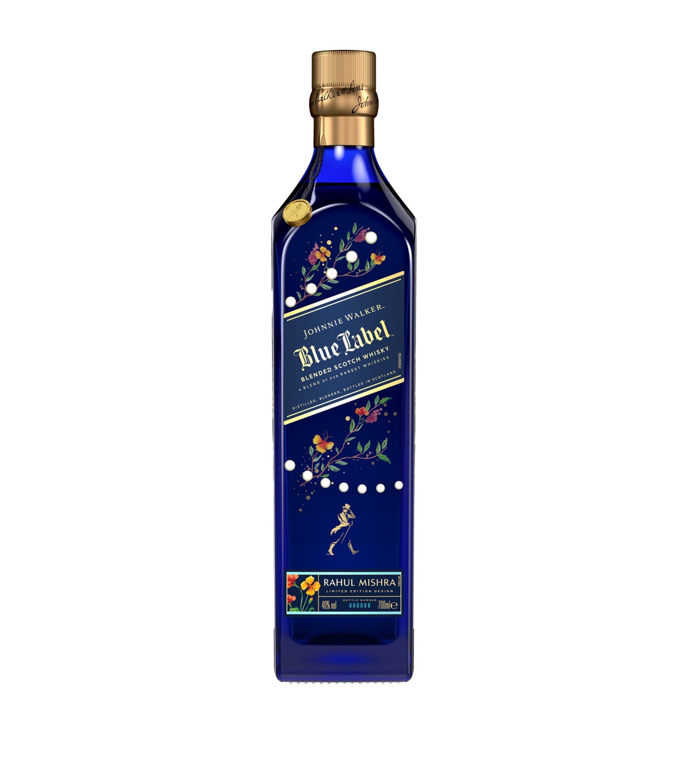 Johnnie Walker Blue Label whisky Rahul Mishra limited edition 70cl, UK version