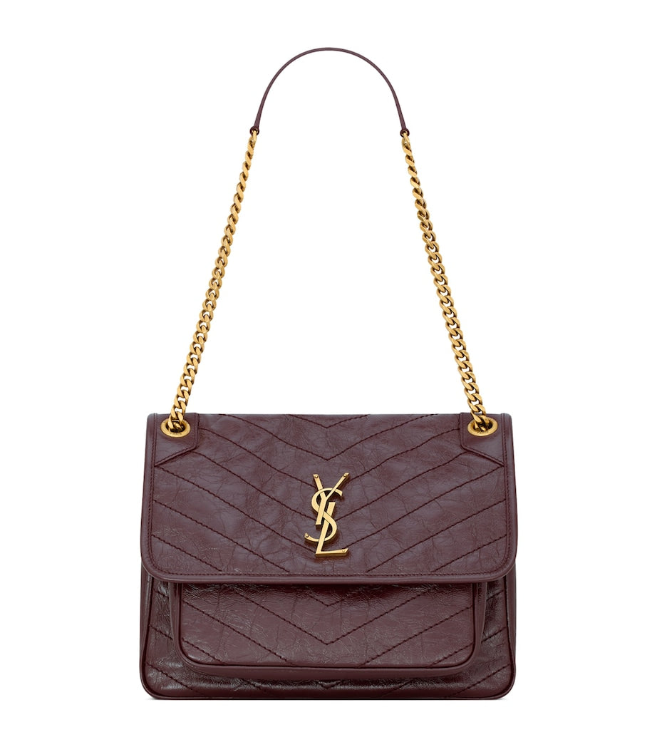 Saint Laurent Niki medium leather shoulder bag, British product