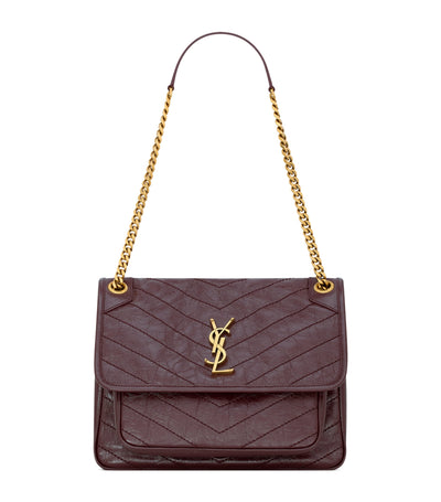 Harrods Saint Laurent Medium Leather Niki Shoulder Bag- Buy online at McGrocer
