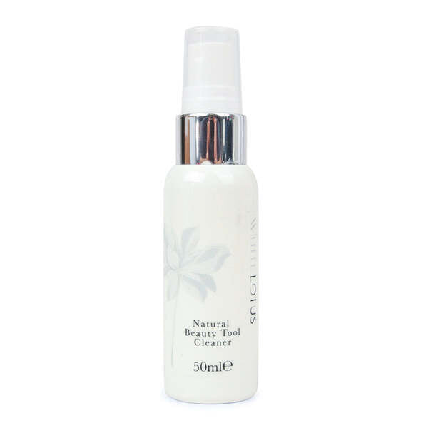 White Lotus Beauty Tool Cleaner 50ml, imported from the UK
