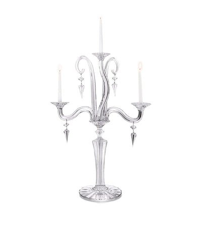 Harrods Baccarat Crystal Mille Nuits Candelabra- Buy online at McGrocer