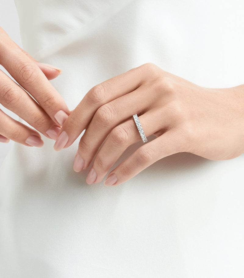Graff classic eternity ring platinum diamonds - British product