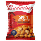 Budweiser Spicy Hot Chilli Crispy Coated Peanuts 150g GOODS Sainsburys   