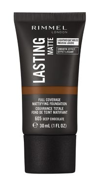 Rimmel Lasting Matte Liquid Foundation GOODS Boots Deep Chocolate  