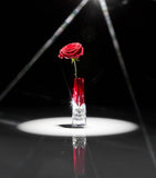Waterford Crystal red bud vase 18cm (British brand)
