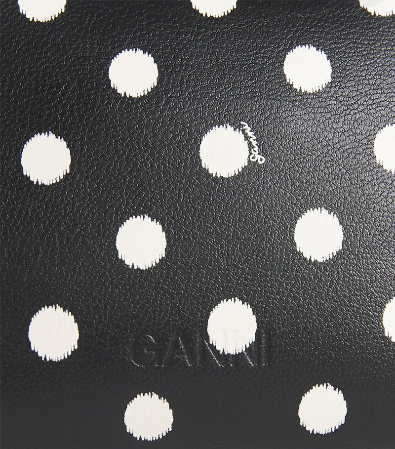GANNI recycled leather Bou coin purse - British product