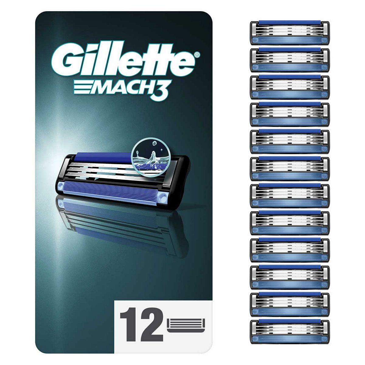 Gillette Mach3 Men’s Razor Blade Refills, 12 Count GOODS Boots   