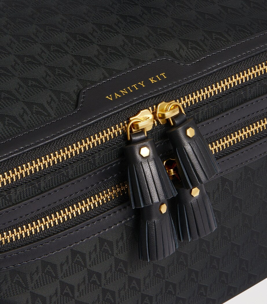 Anya Hindmarch Jacquard Logo Vanity Kit Bag - British product