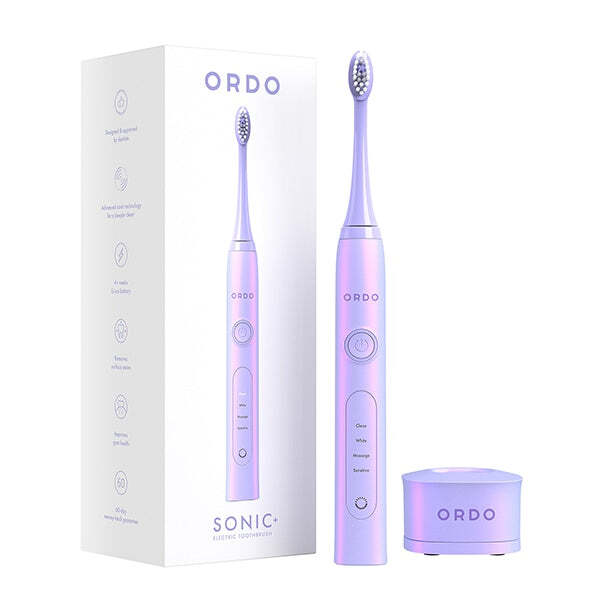 Ordo Sonic+ electric toothbrush pearl violet, imported from the UK