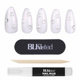 BLKListed Instant Acrylic Nails, Iced Out GOODS Superdrug   