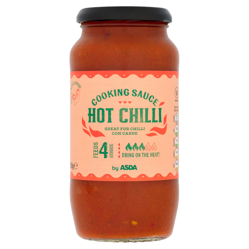 ASDA Hot Chilli Cooking Sauce 500g GOODS ASDA   