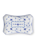 Royal Copenhagen Half Lace Rectangular porcelain dish 24.5cm, imported from the UK