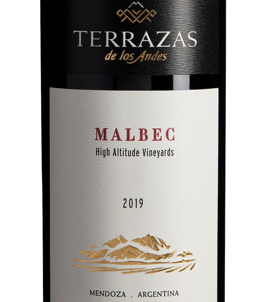 Terrazas de los Andes Malbec red wine 2022 vintage 75cl (British brand)