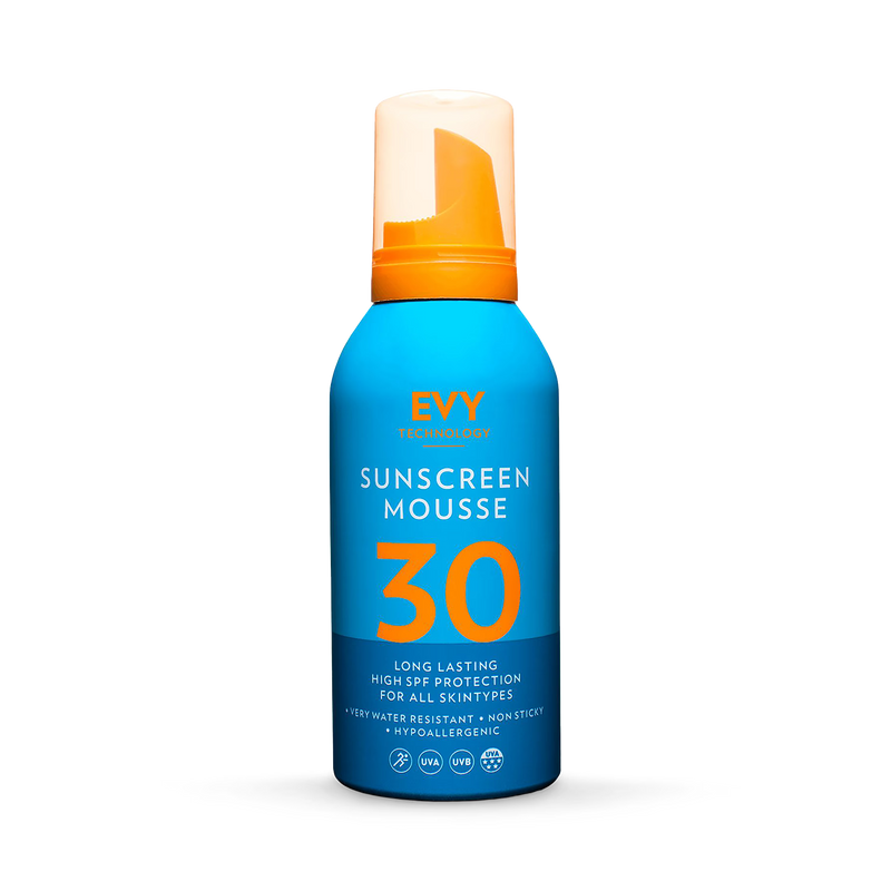 EVY Sunscreen Mousse SPF30, UK version