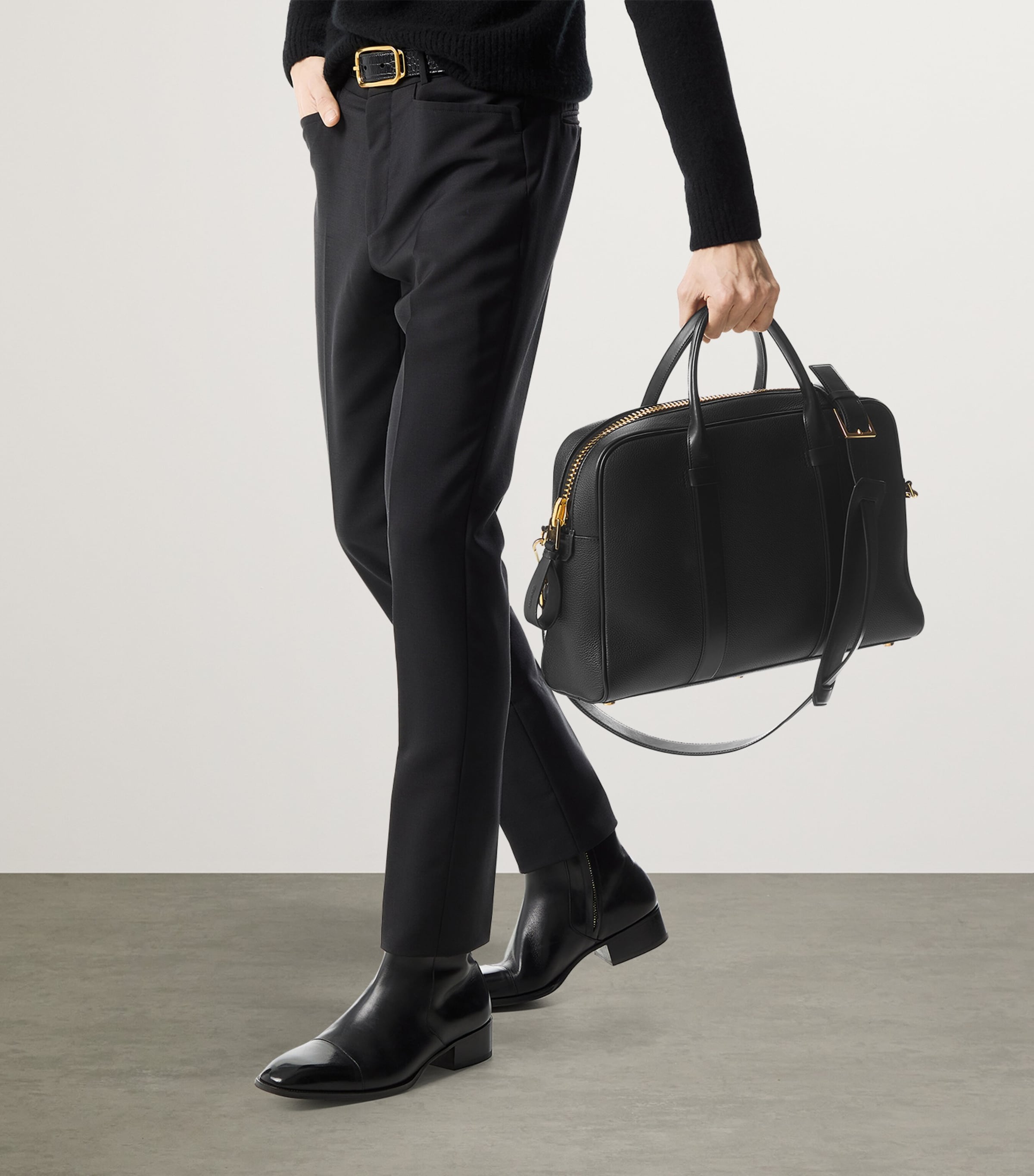 Tom Ford Buckley leather briefcase, imported from the UK