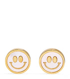 Babette Wasserman gold-plated smiley face cufflinks - British product
