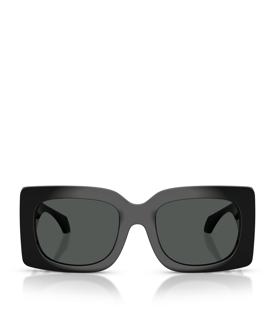 Versace square sunglasses gold-tone metal frame - British product