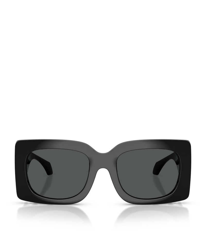 Versace square sunglasses gold-tone metal frame - British product