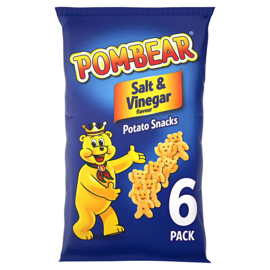 Pom Bear Salt & Vinegar Multipack Crisps GOODS ASDA   