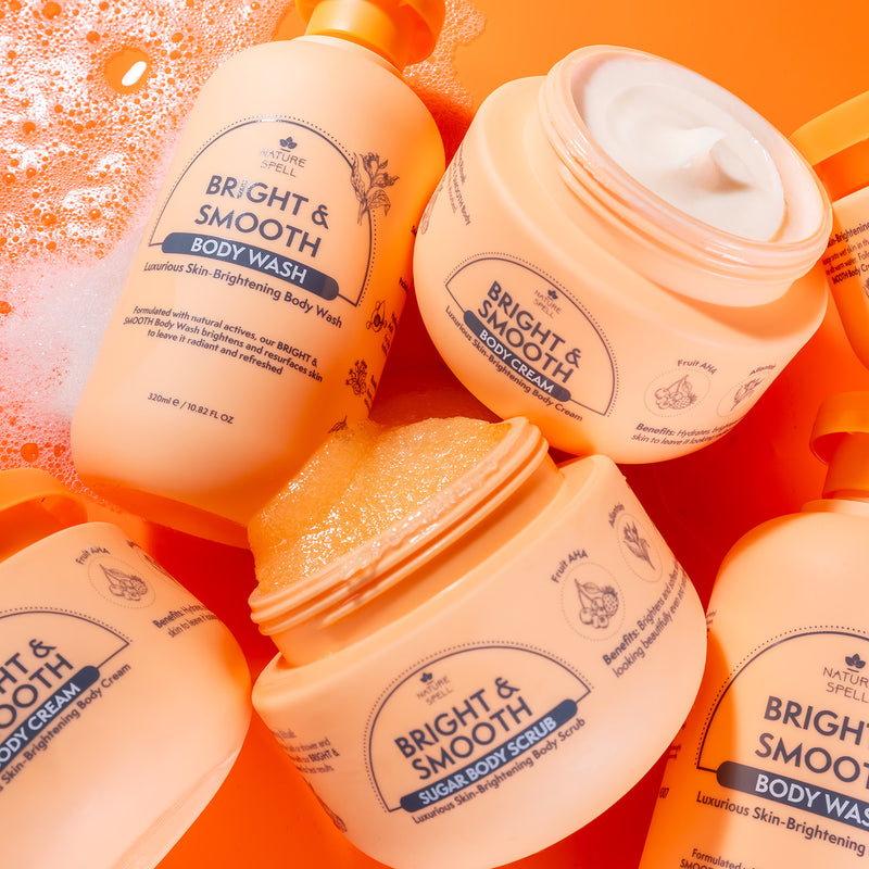 Nature Spell Bright & Smooth bodycare set - British product
