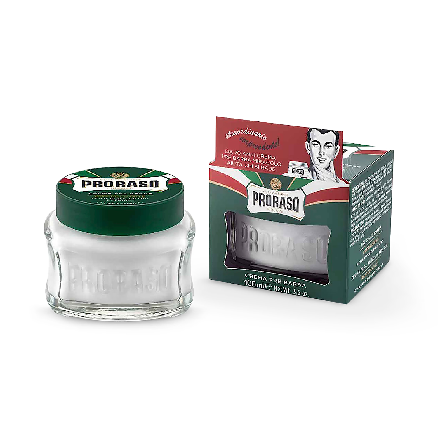 Proraso pre shave cream refreshing 100ml, UK version