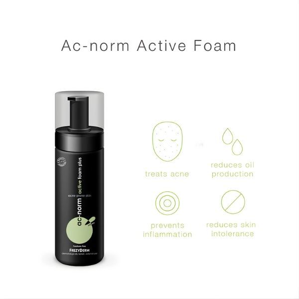 FrezyDerm AC-Norm Active Foam Plus 150ml, imported from the UK
