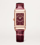 Jaeger-LeCoultre pink gold diamond Reverso One Duetto watch 20mm - British product