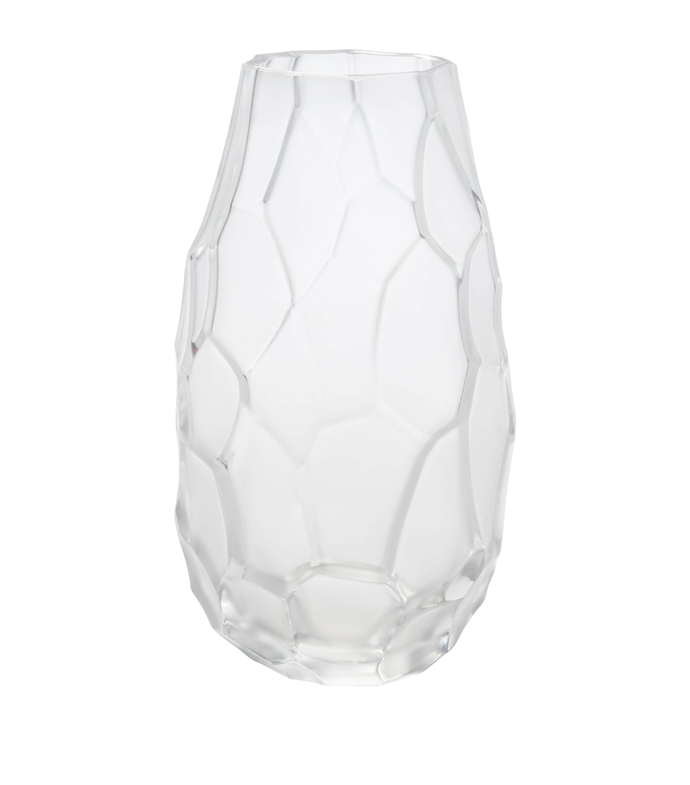 Lalique small crystal Silex vase 14cm, UK version