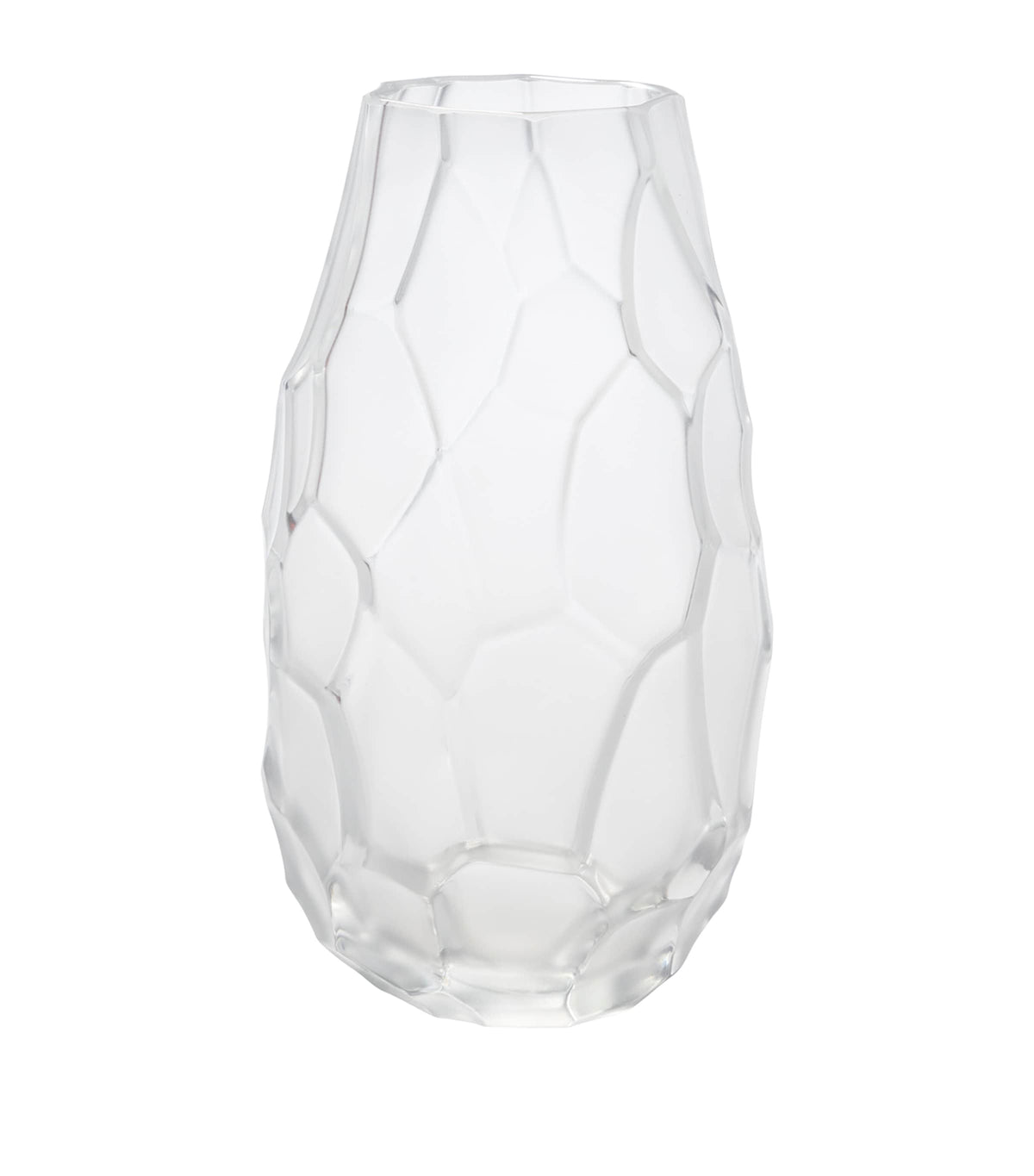 Lalique small crystal Silex vase 14cm, UK version