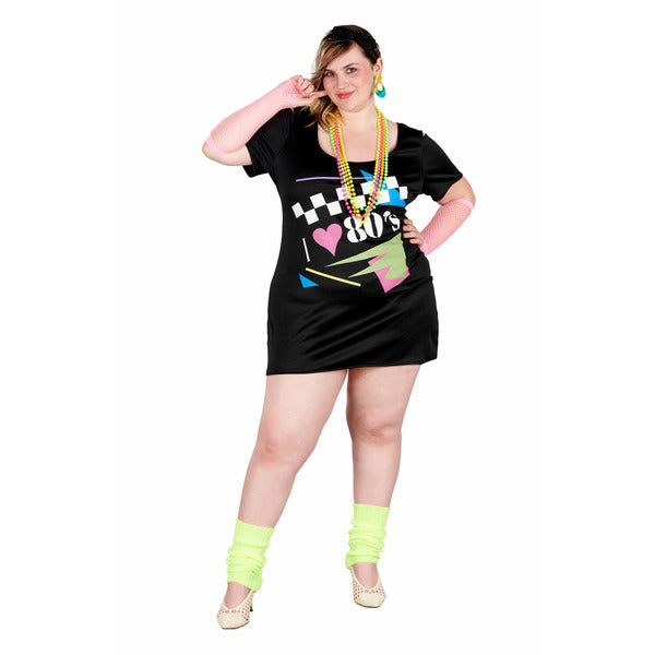 Orion Costumes Adult Plus Size I Love The 80s Plus 2XL