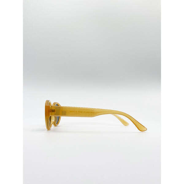 SVNX oval plastic frame sunglasses one size - British product