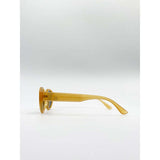 SVNX oval plastic frame sunglasses one size - British product