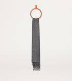 LOEWE Wool-Cashmere Anagram scarf 180cm x 28cm, imported from the UK