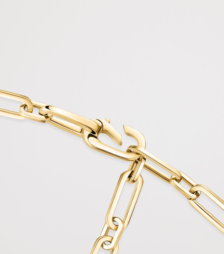 Messika Move Link yellow gold diamond necklace 1.70ct, UK version