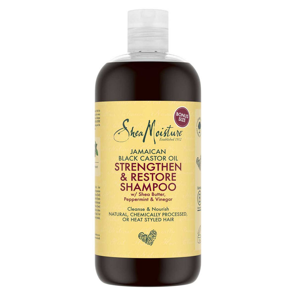 SheaMoisture Strengthen & Restore Shampoo Jamaican Black Castor Oil Sulphate Free Shampoo 473ml