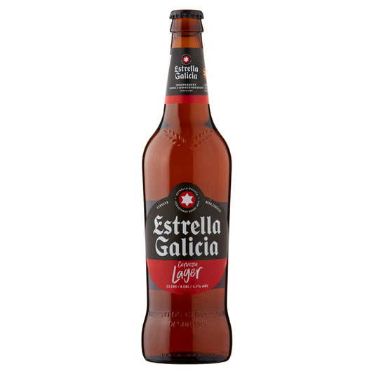 Estrella Galicia Spanish World Lager Beer 660ml All beer Sainsburys   