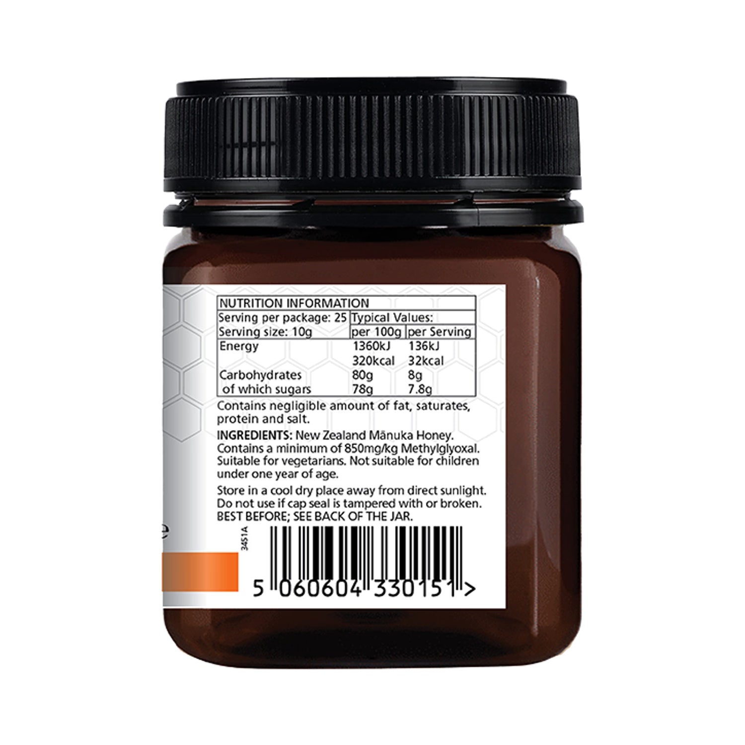 Manuka Lab Manuka Honey MGO 850 250g