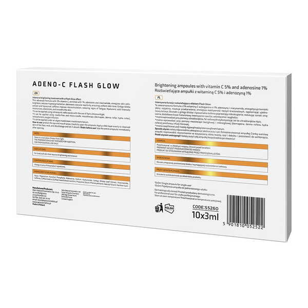 Apis Brightening Ampoule with Vitamin C and Adenosine 30ml, UK version