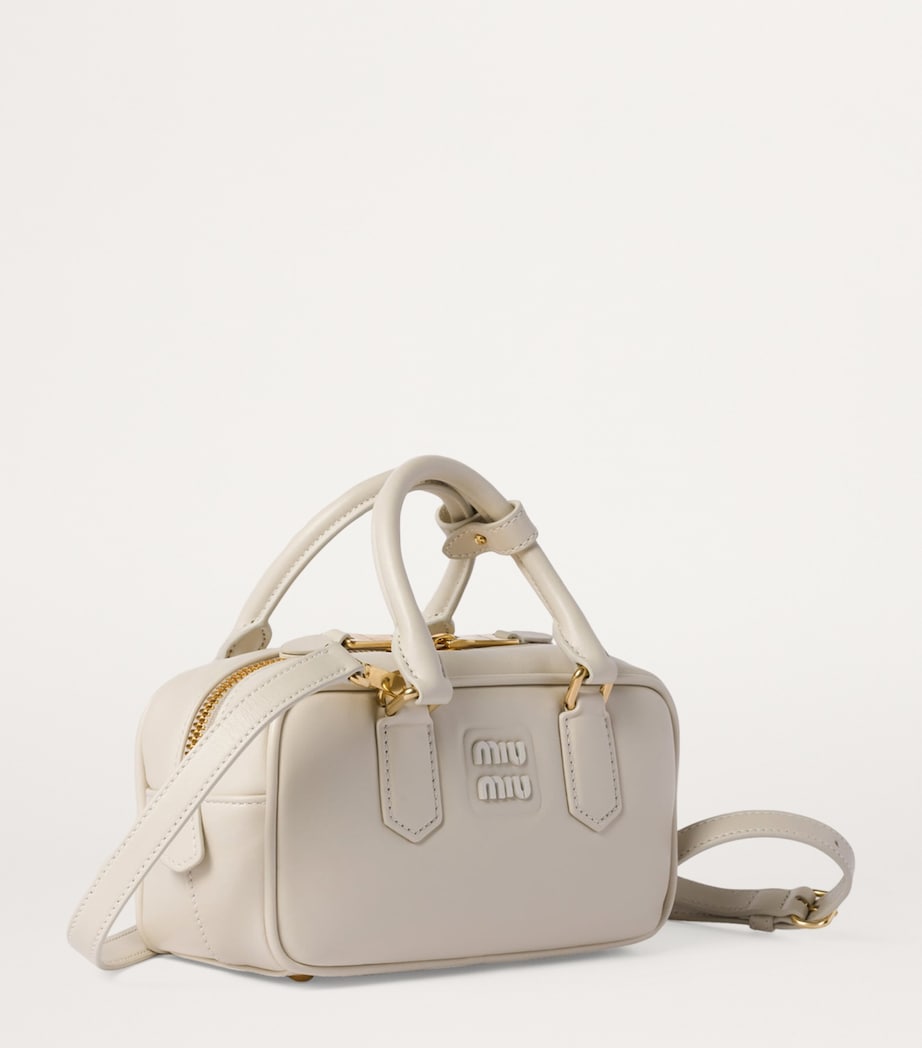 Miu Miu Arcadie top-handle leather bag, imported from the UK