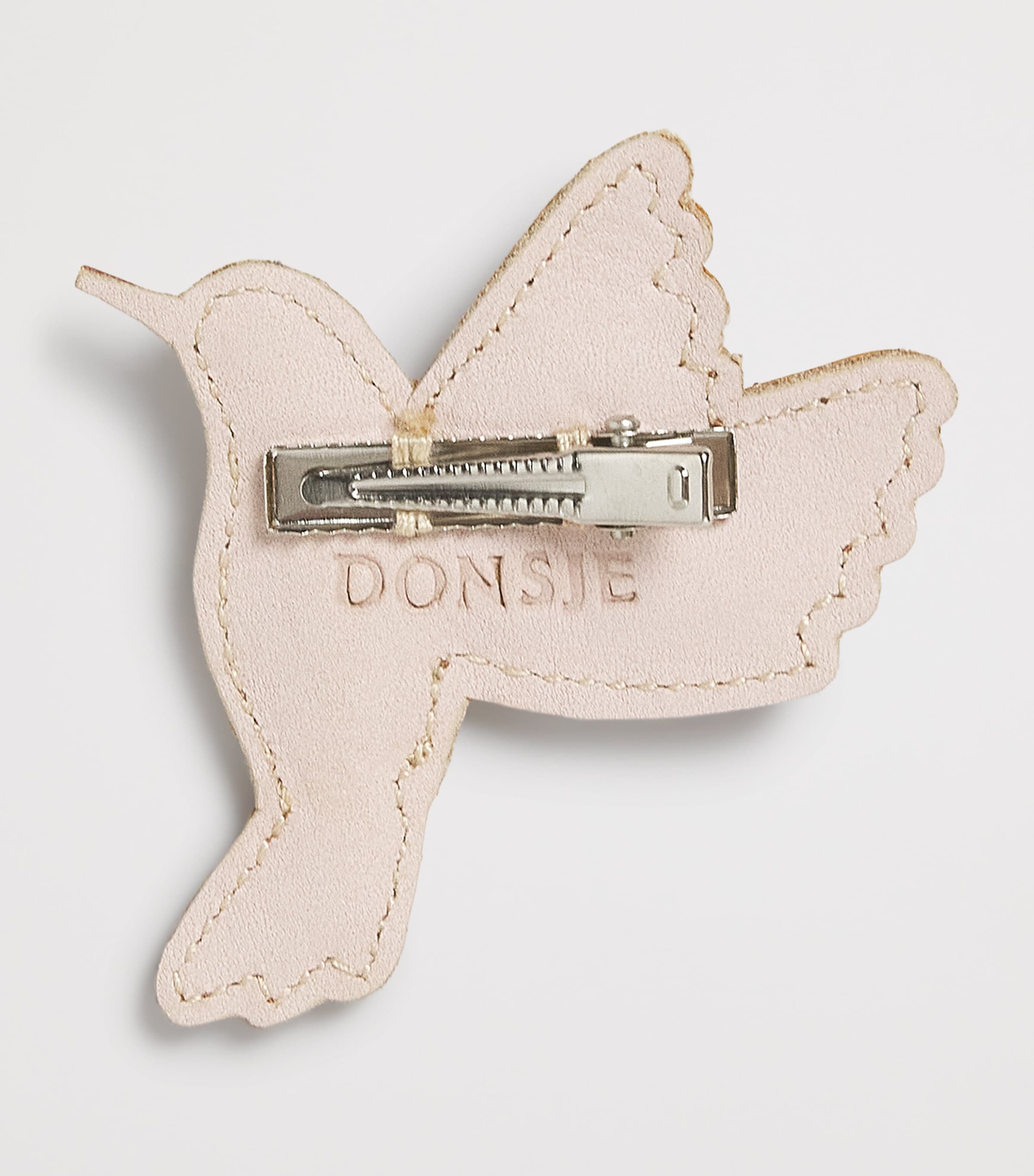 Donsje leather hummingbird hair clip - British product