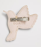 Donsje leather hummingbird hair clip - British product