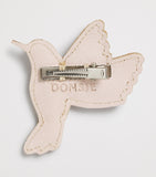 Donsje leather hummingbird hair clip - British product