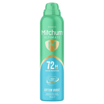Superdrug Mitchum Ultimate 72H Cotton Burst Anti-Perspirant Spray 250ml- Buy online at McGrocer