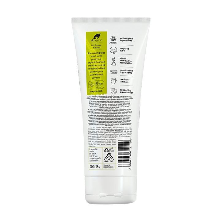 Dr Organic Charcoal Face Wash 200ml GOODS Holland&Barrett