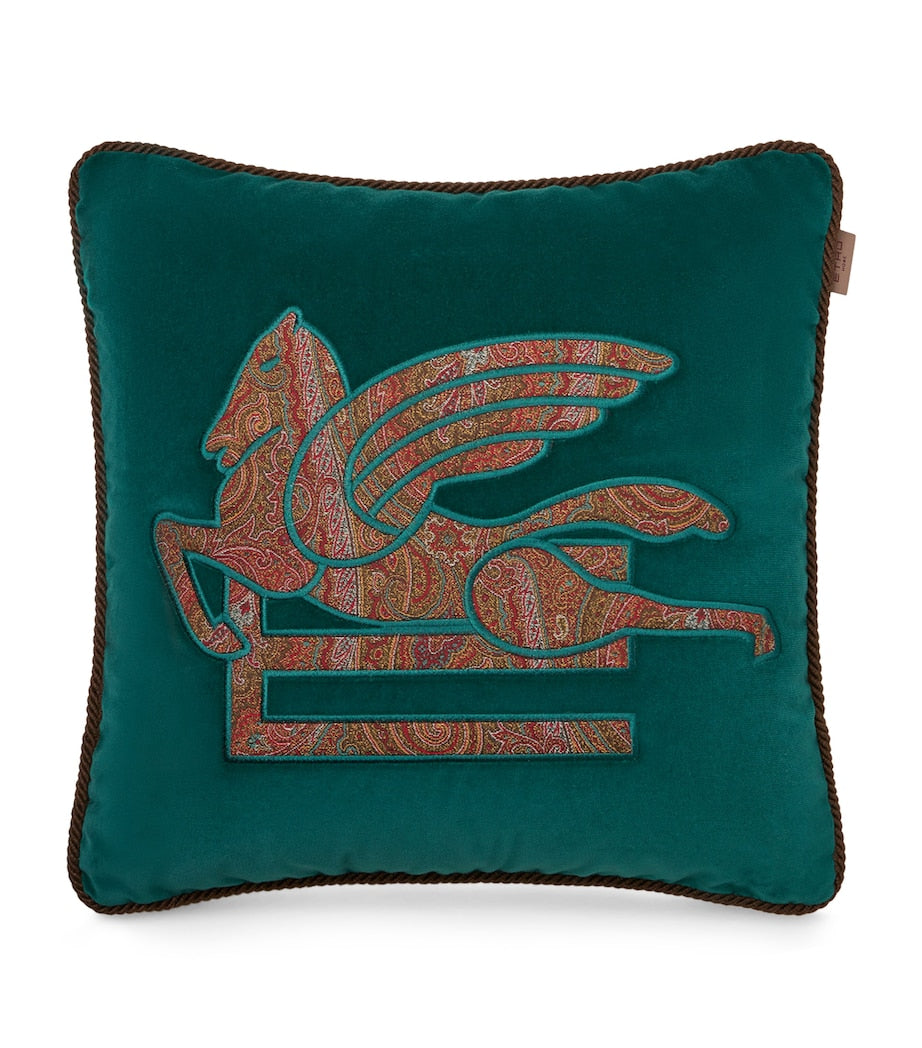 Etro Cotton Embroidered Somerset Cushion 45cm x 45cm - British product