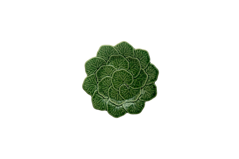 Bordallo Pinheiro ceramic fruit plate geranium 22cm, UK version