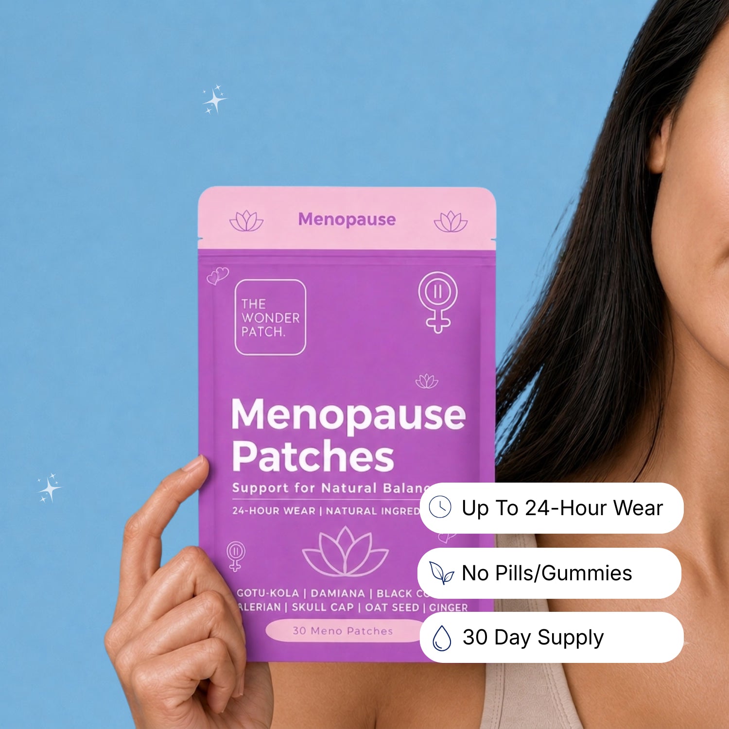 The Wonder Patch menopause patches 30 pack, UK version