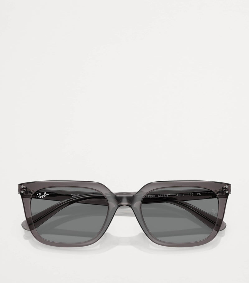 Ray-Ban RB4439D sunglasses curved pillow shape (British brand)